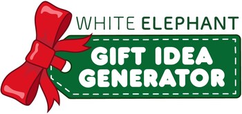 White Elephant Gift Idea Generator Logo