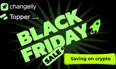 Changelly Celebrates Black Friday: Up to 75% Off Crypto Purchase Fees and 10 iPhones 17 Pro Giveaway (PRNewsfoto/Changelly) Changelly Celebrates Black Friday: Up to 75% Off Crypto Purchase Fees and 10 iPhones 17 Pro Giveaway (PRNewsfoto/Changelly)