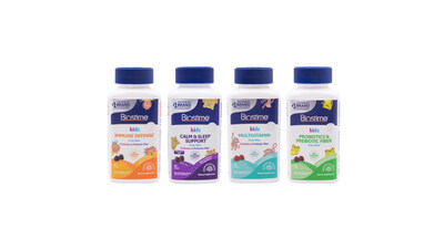 Biostime, The World’s #1 Brand of Children’s Probiotics and Prebiotics §, makes supplementing nutrition fuss free for children with Biostime Kids Fruity Bites, premium nutritious and delicious gummies for children with no added sugar, no sugar alcohols, no artificial colors, flavors, or sweeteners. § Data Source: Based on Euromonitor International’s research findings as generated via desk research and trade interviews, measured in terms of retail sales value in 2023.