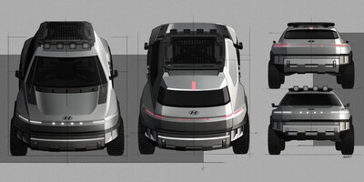 Hyundai released these teaser sketches of the CRATER Concept today, ahead of its AutoMobility LA 2025 media day debut on Nov. 20, 2025. Hyundai released these teaser sketches of the CRATER Concept today, ahead of its AutoMobility LA 2025 media day debut on Nov. 20, 2025.