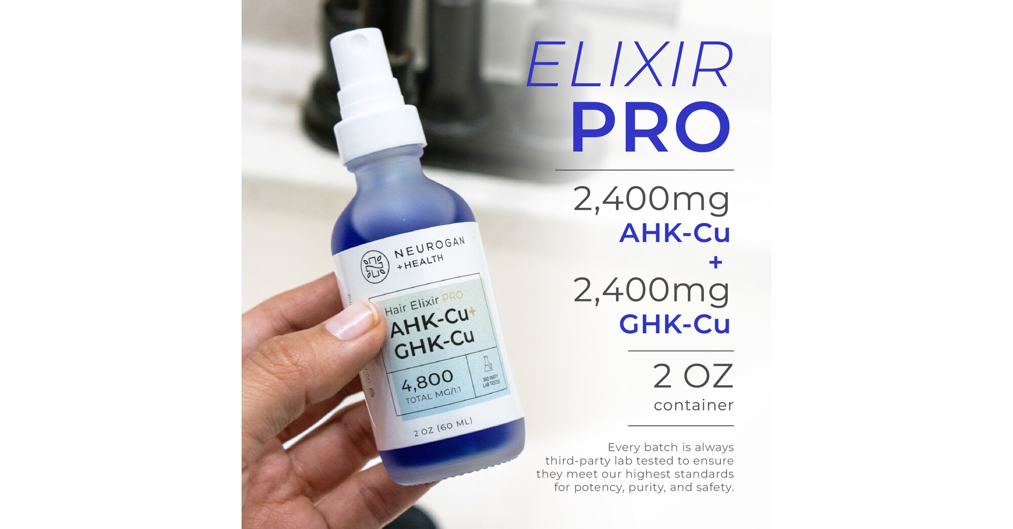 ghk cu neurogan Neurogan Revitalizing GHK-Cu Neck & Face Serum | Deep Hydration & Premium  Quality | Active Copper Peptide Cruelty-Free 1200 MG 1oz | Buy Now with  Express International Delivery main image 1