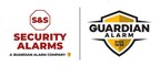 S&S Security Alarms + Guardian Alarm Logo