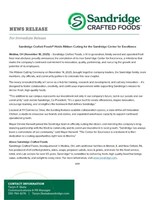 Sandridge Crafted Foods® Holds Ribbon Cutting for the Sandridge Center for Excellence