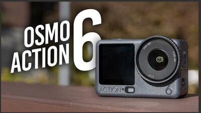 DJI Osmo Action 6, available in a Standard or Adventure Combo kit. The Action 6 has a brand new 1/1.1” square sensor, a variable aperture of f/2.0 to f/4.0, 50GB of built-in storage, expanded wireless audio functionality, gesture control, and more. DJI Osmo Action 6, available in a Standard or Adventure Combo kit. The Action 6 has a brand new 1/1.1” square sensor, a variable aperture of f/2.0 to f/4.0, 50GB of built-in storage, expanded wireless audio functionality, gesture control, and more.