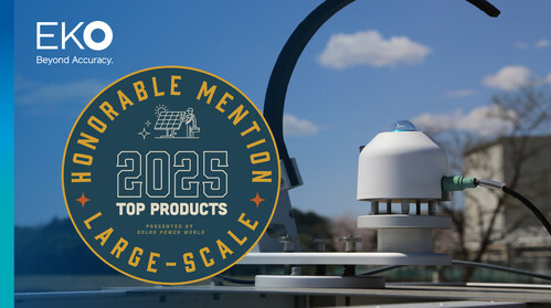 EKO Instruments USA Recognized in Top Products Presented by Solar Power World Awards