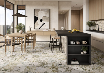 Kitchen featuring Calacatta Verde 12