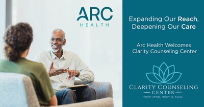 ARC Health Partners Acquires Clarity Counseling Center in North Carolina