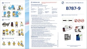 Korean Air Selects the Interaction Group for Airline Passenger Safety Briefing Cards