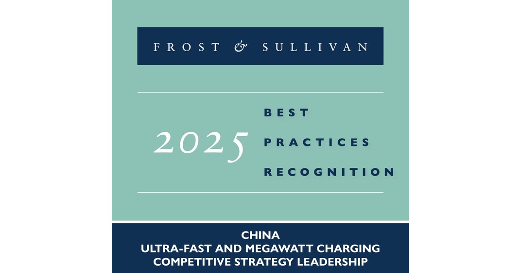 SINEXCEL Receives Frost & Sullivans 2025 China Ultra-Fast and Megawatt Charging Competitive Strategy Leadership Recognition
