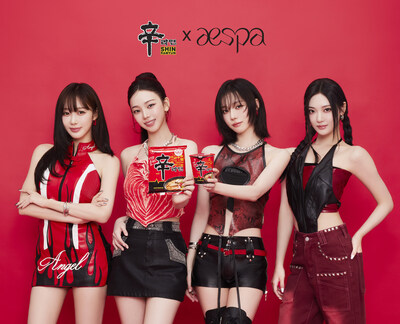 農心發佈由aespa出演的辛拉麵全球廣告片