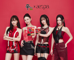 Nongshim revela campanha global do Shin Ramyun com o grupo "aespa"