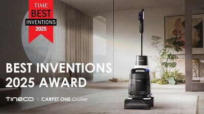 Tineco's Carpet One Cruiser Earns Spot on TIME's Best Inventions of 2025 List