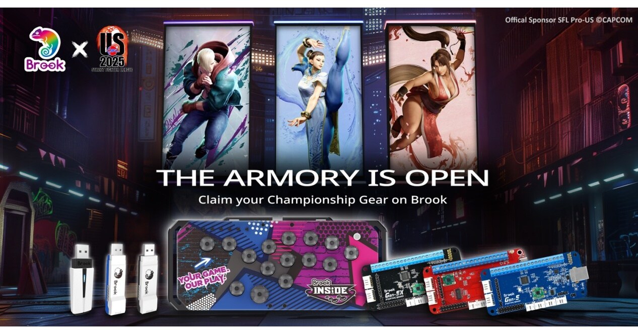 BROOK Continues to Power the Fighting Game Community with Street Fighter League Pro-US Sponsorship & Black Friday Promotions