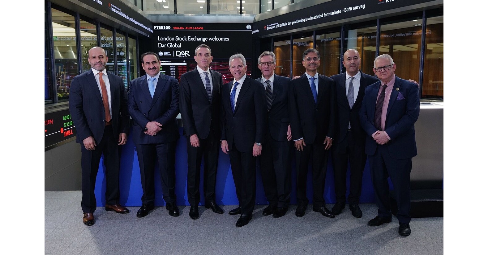 DAR GLOBAL RINGS THE LONDON STOCK EXCHANGE OPENING BELL, ANCHORING GLOBAL EXPANSION WITH LAUNCH OF LIVE ALL IN SLOGAN