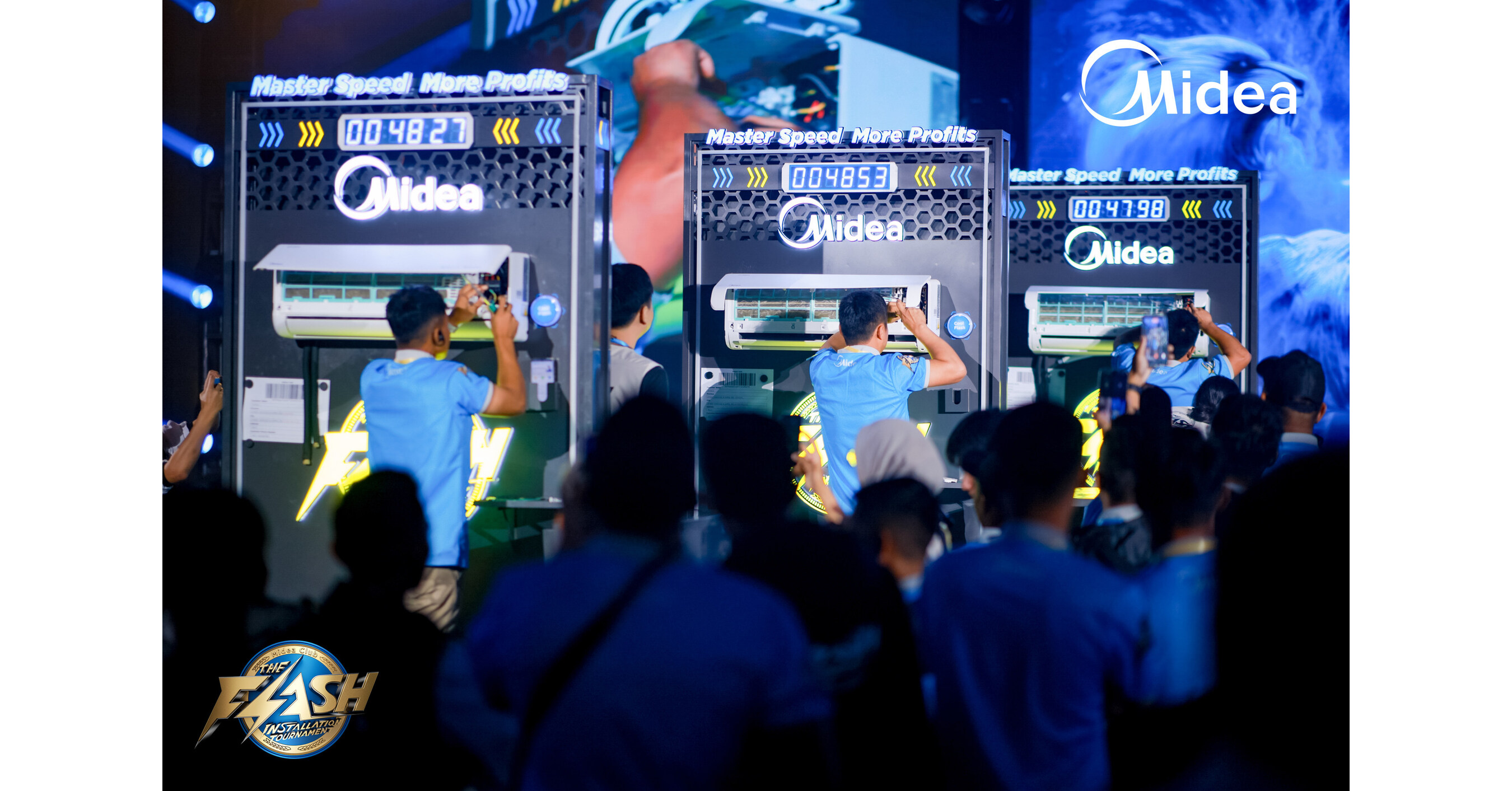 Midea Club Flash Installation Tournament Selesai Digelar di China, Menobatkan "MASTER OF SPEED" dan Merayakan Keunggulan Layanan
