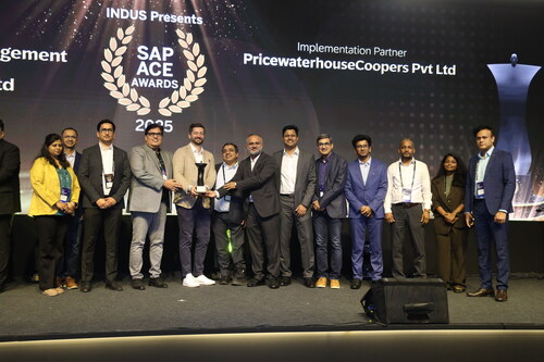 Nuvoco Wins Prestigious SAP ACE Award for Excellence in Customer Experience Management Nuvoco Wins Prestigious SAP ACE Award for Excellence in Customer Experience Management