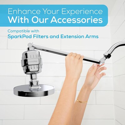 SparkPod Shower Head - High Pressure Rain