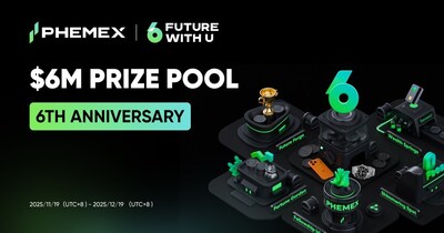Phemex Luncurkan Festival yang Merayakan Hari Jadi Keenam dengan Hadiah Total $6 Juta di Berbagai Lokasi