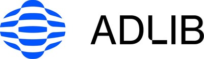 Adlib Logo - Black and blue (CNW Group/Adlib Software)