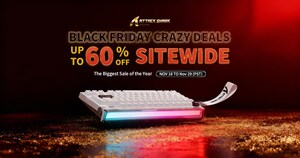 Celebrate Black Friday with ATTACK SHARK: New R85 HE Keyboard and Exclusive Gaming Gear Deals