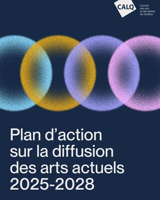 Le CALQ dévoile son tout premier plan d’action dédié à la diffusion des arts actuels au Québec. Doté de mesures concrètes pour mieux faire circuler les œuvres, accroître leur découvrabilité et soutenir le rayonnement des artistes partout au Québec et à l’international, ce plan est le résultat d’un travail approfondi amorcé en 2021. (Groupe CNW/Conseil des arts et des lettres du Québec) Le CALQ dévoile son tout premier plan d’action dédié à la diffusion des arts actuels au Québec. Doté de mesures concrètes pour mieux faire circuler les œuvres, accroître leur découvrabilité et soutenir le rayonnement des artistes partout au Québec et à l’international, ce plan est le résultat d’un travail approfondi amorcé en 2021. (Groupe CNW/Conseil des arts et des lettres du Québec)