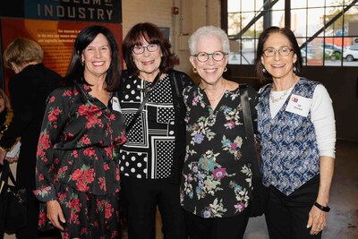 (Left to right) Susan Perl, Sherry Billig, Phyllis Kolman, and Jill Petchek (Baltimore Women’s Giving Circle members.) Photo Credit: Harry Bosk
