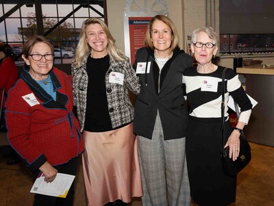 (Left to right) Susanne Levin-Lapidus (Circle member), Mandy Memmel and Sarah Batley (Hon’s Honey), and Martha Cukor (Circle member). Photo Credit: Harry Bosk