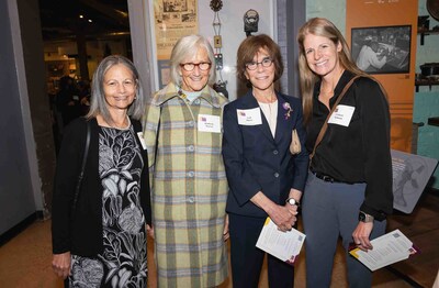 (Left to right) Lynn Sassin, Kimberly Warren, Gail Shawe, and Crickett Woloson (Circle members). Photo Credit: Harry Bosk