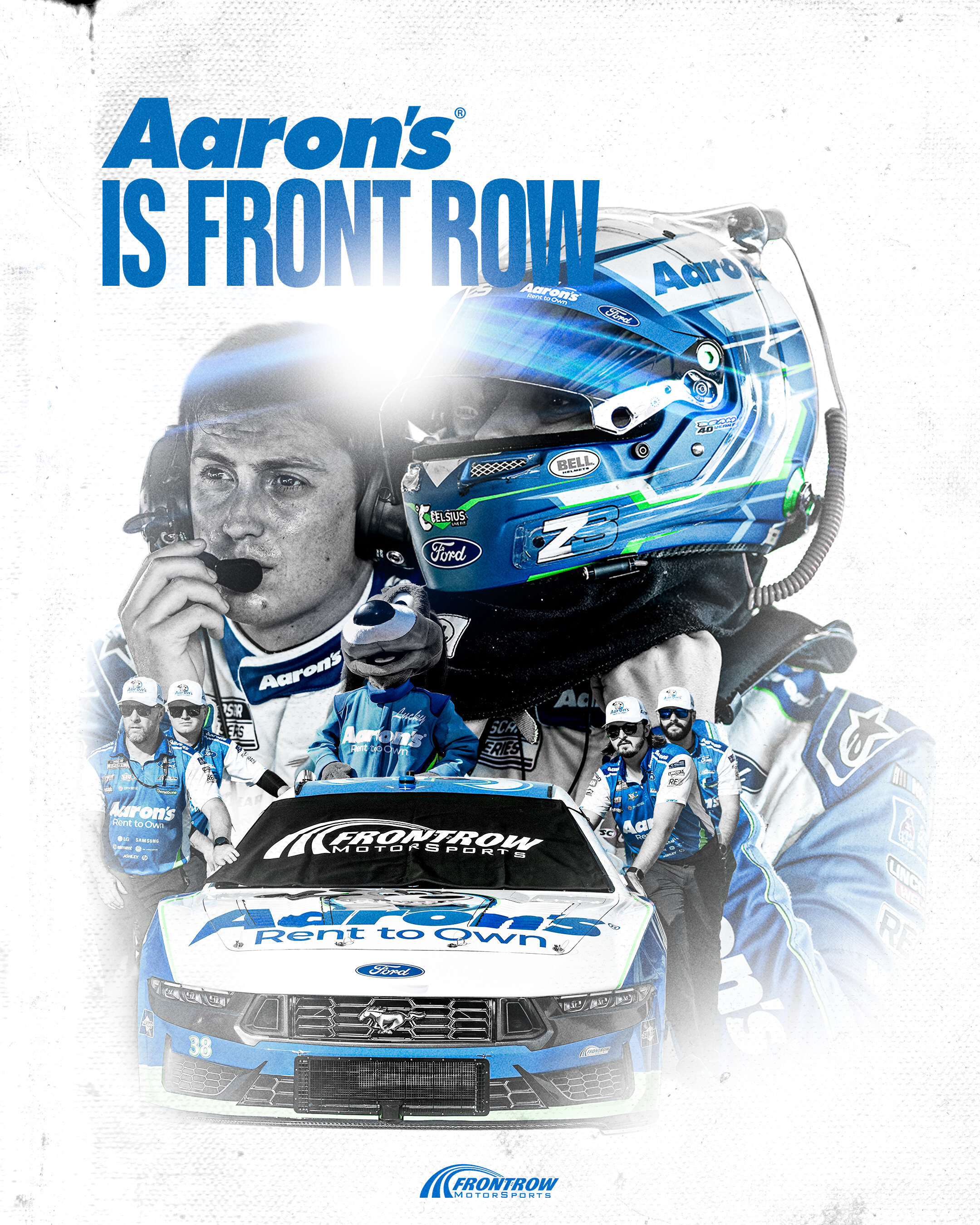 Aaron's Rent-to-Own Extends Partnership with Front Row Motorsports