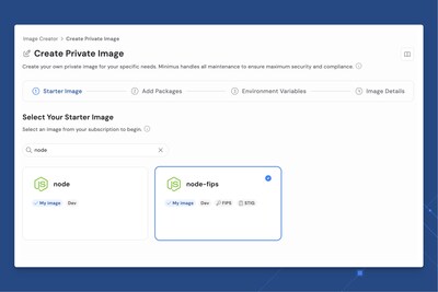 Build and customize your own hardened container images with Minimus' Image Creator. Build and customize your own hardened container images with Minimus' Image Creator.