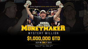 Two New Supersized Moneymaker Tourneys Added to ACR Poker's 'Moneymaker Mystery Million' Event Bringing Extra $1.5 million GTD