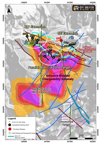 Figure 1-Nov-19-2025 (CNW Group/GR Silver Mining Ltd.)