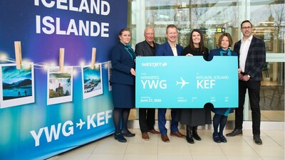 WestJet annonce le retour de l'accès aérien transatlantique sans escale pour Winnipeg avec un nouveau service vers l'Islande dès cet été (Groupe CNW/WESTJET, an Alberta Partnership) WestJet annonce le retour de l'accès aérien transatlantique sans escale pour Winnipeg avec un nouveau service vers l'Islande dès cet été (Groupe CNW/WESTJET, an Alberta Partnership)