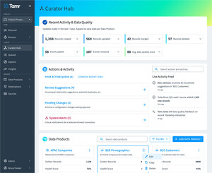 Tamr Unveils Curator Hub to Solve the Hardest Part of Data Quality and Curation