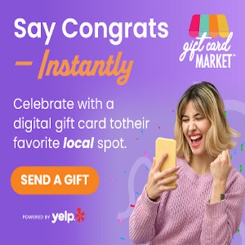 Instant Digital Gifts Cards to Any Local Restaurant from Gift Card Market