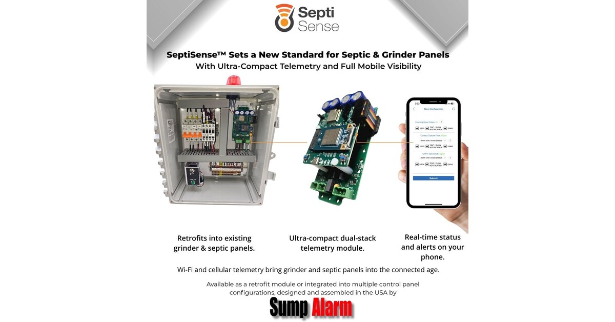 Sump Alarm Launches SeptiSense® The Low Cost Plug and Play Telemetry ...