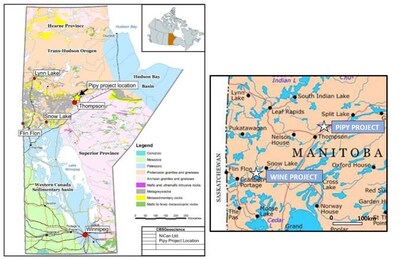 Figure 5: NiCAN’s Project Locations in Manitoba, Canada (CNW Group/Nican Ltd.) Figure 5: NiCAN’s Project Locations in Manitoba, Canada (CNW Group/Nican Ltd.)