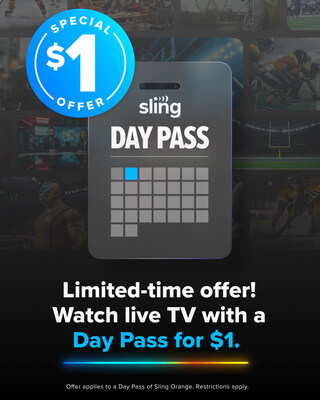 Sling Orange Day Pass Subscription