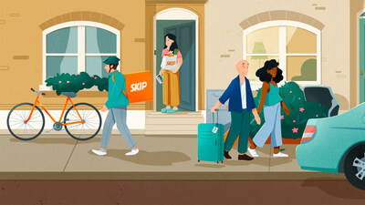 Skip et Récompenses WestJet unissent leurs forces et leurs programmes de fidélisation (Groupe CNW/Skip) Skip et Récompenses WestJet unissent leurs forces et leurs programmes de fidélisation (Groupe CNW/Skip)