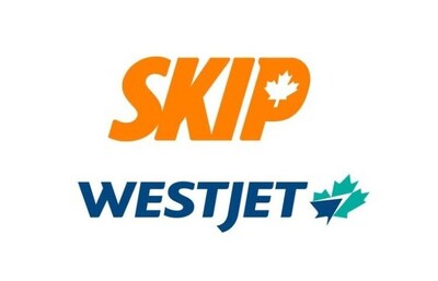 Logo de Skip et WestJet (Groupe CNW/Skip)