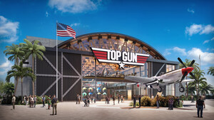 ADVENT ALLEN ENTERTAINMENT AND SIMTEC SYSTEMS TEAM UP TO CREATE THE SPECTACULAR "TOP GUN" THRILL RIDE