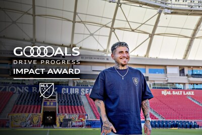 Recognizing MLS players who are dedicated to driving positive change and enriching lives within communities across the U.S. and Canada, Diego Luna of Real Salt Lake has been named the recipient of the 2025 Audi Goals Drive Progress Impact Award