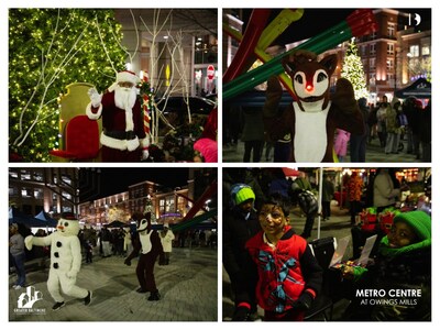 Community driven event the Annual Tree Lighting & Holiday Market at Metro Centre Owings Mills is fun activity for family, friends and neighbors.