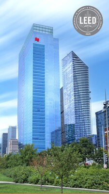 National Bank Place receives LEED® Gold certification. Photo: Christopher Guindon. (CNW Group/National Bank of Canada) National Bank Place receives LEED® Gold certification. Photo: Christopher Guindon. (CNW Group/National Bank of Canada)