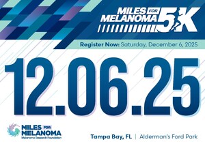 The Melanoma Research Foundation Launches its Inaugural Tampa Bay 5K Fundraiser with a Goal of $30,000 in Support of its Mission