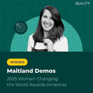 Maitland Demos of Quility Insurance Wins Gold at Women Changing the World Awards Americas 2025