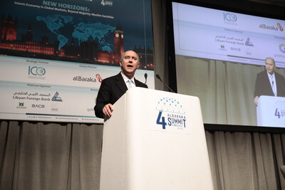 Lord Dominic Johnson speaking at 4th AlBaraka Summit London