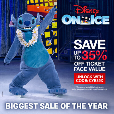 Experience the magic right in your hometown with Disney On Ice. See Mickey, Minnie, and stars from Moana, Frozen, and more brought to life on ice! Receive up to 35% off tickets using code CYB35X.