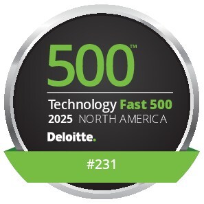 2025 Deloitte Technology Fast 500™ Logo - Cooperate Marketing Ranked #231