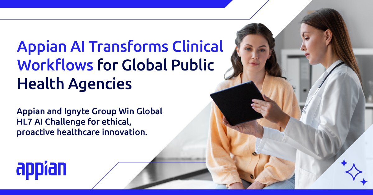 Appian AI Transforms Clinical Workflows for Global Public Health Agencies